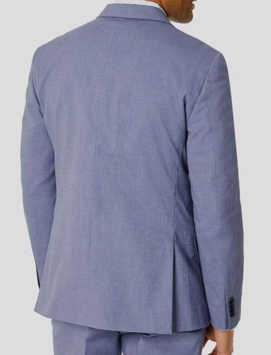 Tommy Hilfiger Men's Cotton Blend Modern Fit Suit Jacket 38 R $360 LSER1AS60036