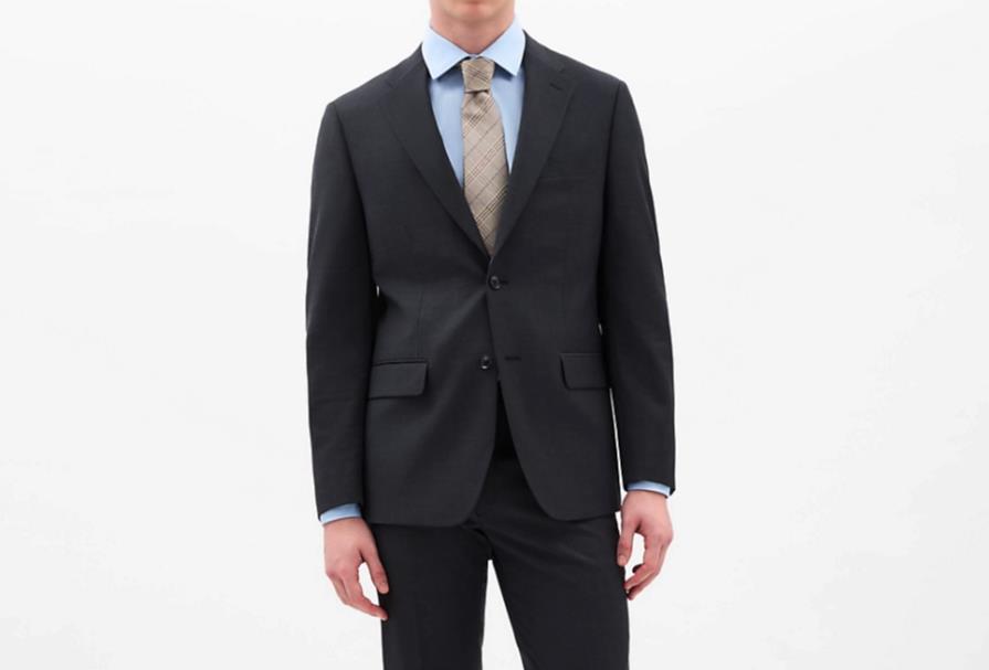 Tommy Hilfiger Men's Modern-Fit Wool Blend Suit Jacket Blazer 40 S TMMY1ARB0007