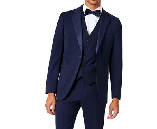 Tommy Hilfiger Men's Modern-Fit Flex Stretch Tuxedo 36 R $460  DPOT1A0B0000