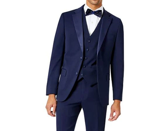 Tommy Hilfiger Men's Modern-Fit Flex Stretch Tuxedo 36 R $460  DPOT1A0B0000