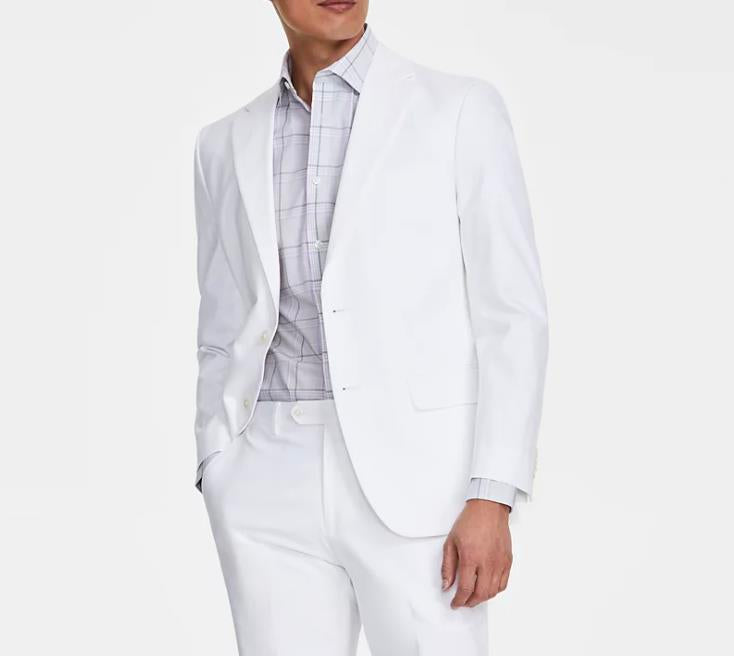 Tommy Hilfiger Men's Modern-Fit Cotton Blend Suit Jacket 40 S NEW NEEDS CLEANING