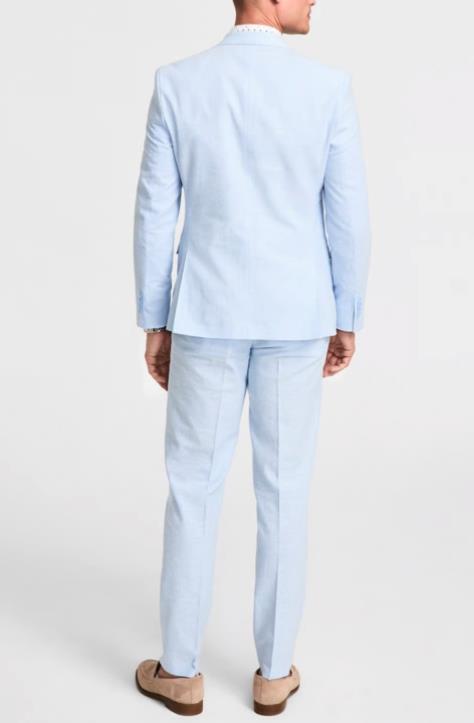 Bar III Men's Slim Linen Suit Jackets 40 L Pants 32 X 30  NEW $495