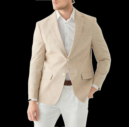 Tommy Hilfiger Men Modern-Fit Linen Blend Sport Coat 40 S Imperfect CNRA1AHL0008