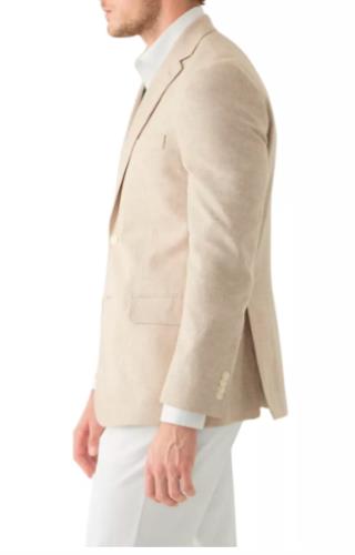 Tommy Hilfiger Men Modern-Fit Linen Blend Sport Coat 40 S Imperfect CNRA1AHL0008